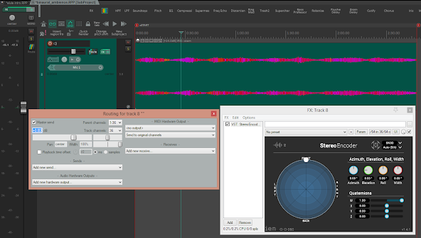 binaural sound clips